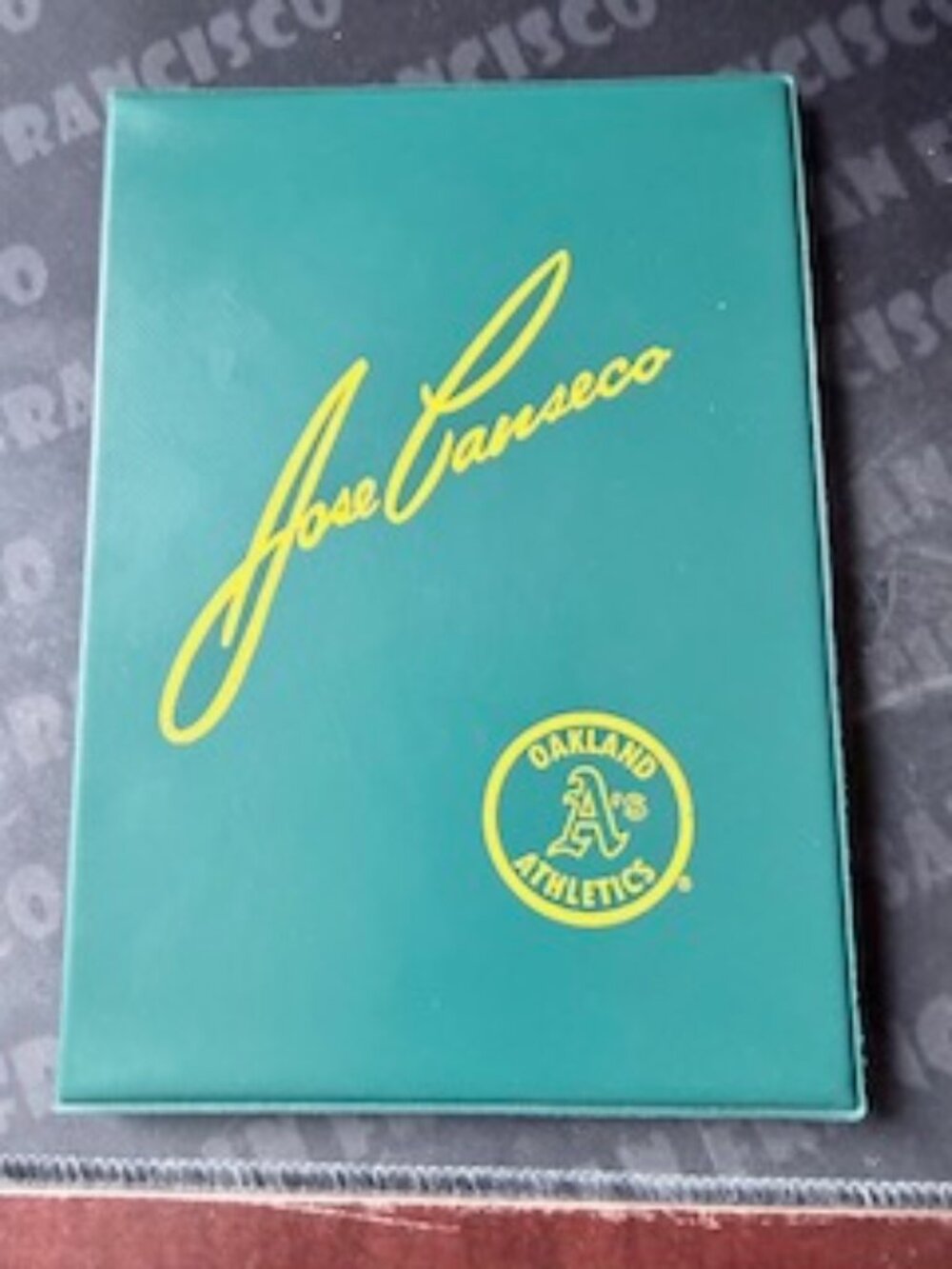 Jose Canseco Limited Edition (20) Set Baseball Cards with Binder. Mint Condition